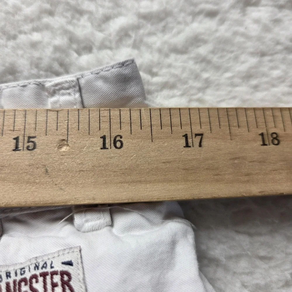 Gangster Cargo Shorts Mens 44 White Cotton Canvas Flat Front 10 Inseam Casual